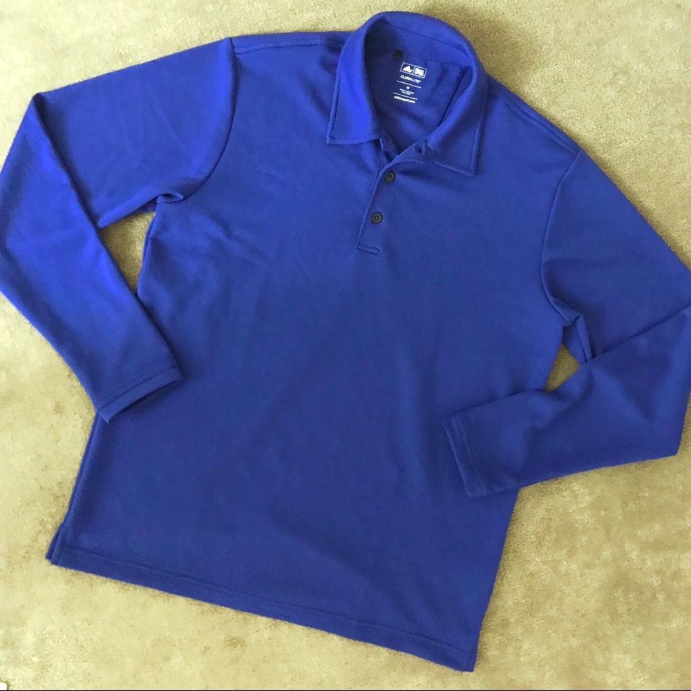 adidas Golf ClimaLite Long-Sleeve Sports Polo